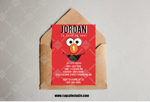 1st Birthday, Baby Boy Birthday Party, Digital Invitation, Evite, Birthday Card, Birthday Party