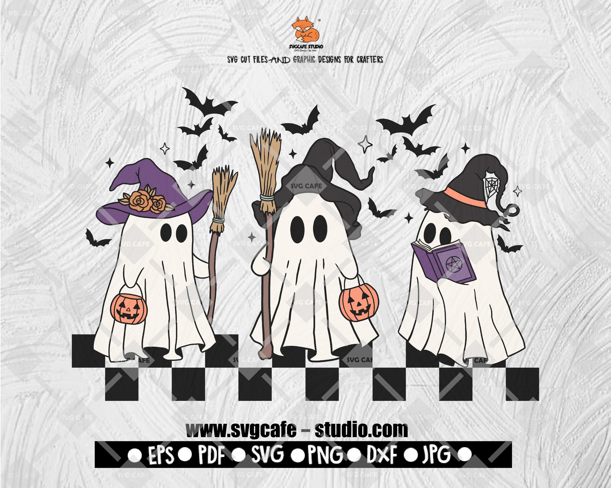 Spooky Boo Ghost V.1 SVG, Funny Halloween SVG, Ghost SVG, Trick or Treat Png, Files for Cricut, Digital Downloads