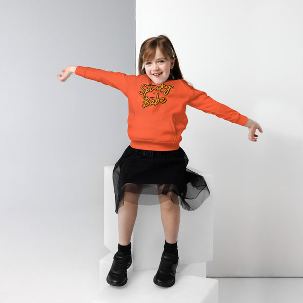 Kids eco hoodie, halloween sweatshirt, boys halloween hoodie, Spooky Babe toddler sweatshirt, pumpkin boys sweatshirt, youth halloween sweater