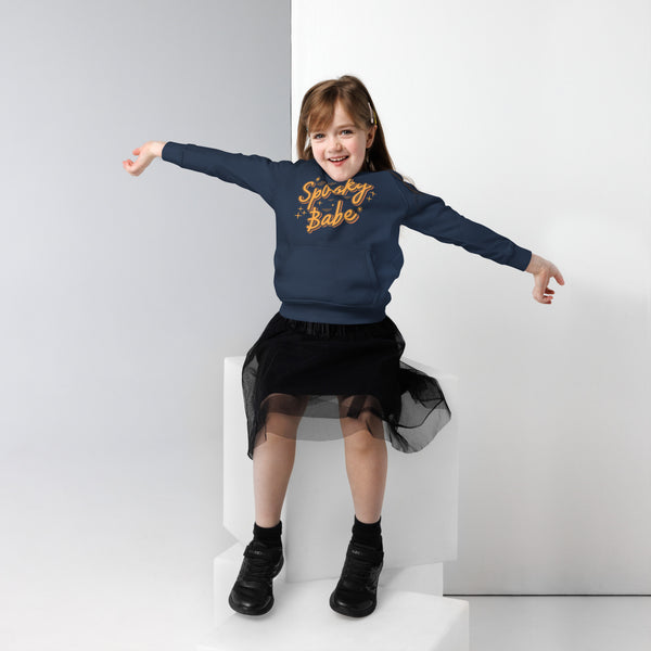 Kids eco hoodie, halloween sweatshirt, boys halloween hoodie, Spooky Babe toddler sweatshirt, pumpkin boys sweatshirt, youth halloween sweater