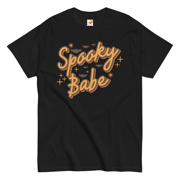 Men's classic tee Spooky Babe T-shirt, Halloween Shirt SVG,Spooky T-shirt, Spooky halloween