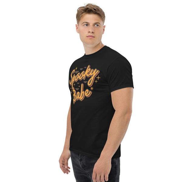 Men's classic tee Spooky Babe T-shirt, Halloween Shirt SVG,Spooky T-shirt, Spooky halloween