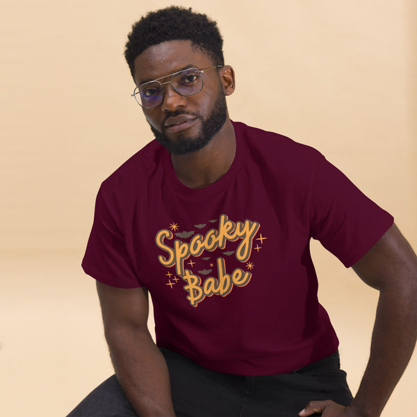 Men's classic tee Spooky Babe T-shirt, Halloween Shirt SVG,Spooky T-shirt, Spooky halloween