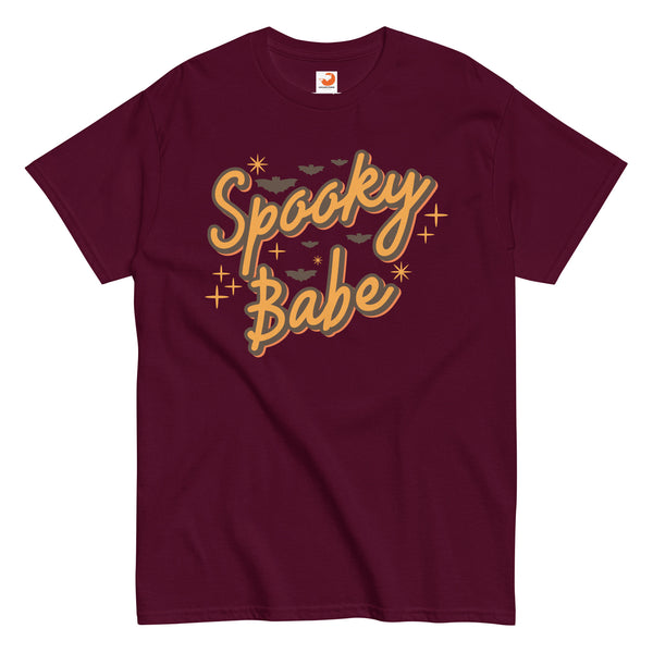 Men's classic tee Spooky Babe T-shirt, Halloween Shirt SVG,Spooky T-shirt, Spooky halloween
