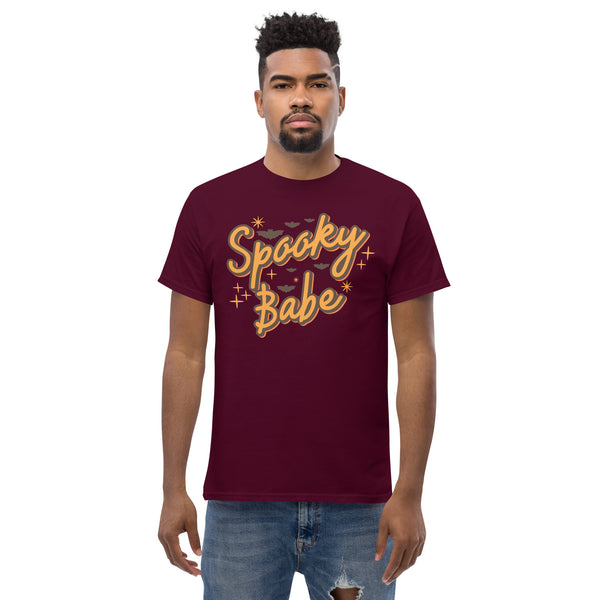 Men's classic tee Spooky Babe T-shirt, Halloween Shirt SVG,Spooky T-shirt, Spooky halloween
