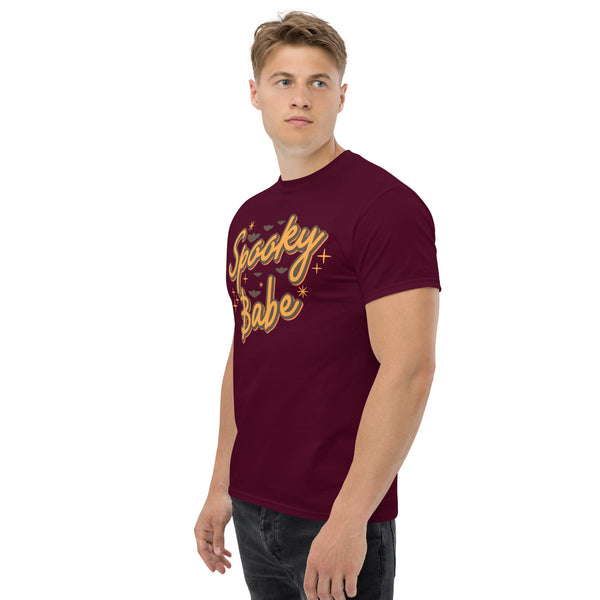Men's classic tee Spooky Babe T-shirt, Halloween Shirt SVG,Spooky T-shirt, Spooky halloween