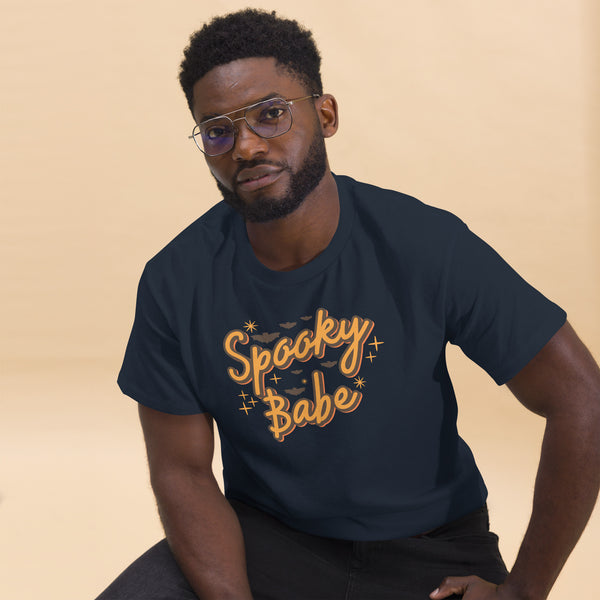 Men's classic tee Spooky Babe T-shirt, Halloween Shirt SVG,Spooky T-shirt, Spooky halloween