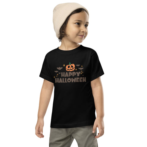 Toddler Short Sleeve Tee, Happy Halloween V.1 T-shirt, Halloween T-shirt For Kids, Unisex