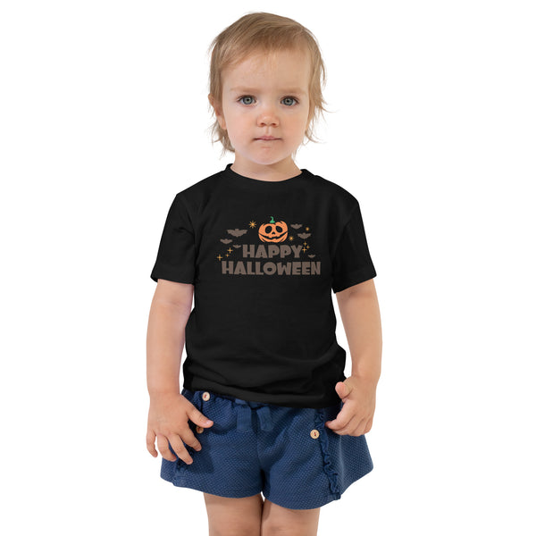 Toddler Short Sleeve Tee, Happy Halloween V.1 T-shirt, Halloween T-shirt For Kids, Unisex