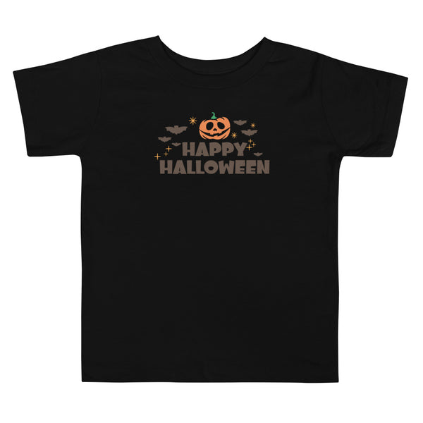 Toddler Short Sleeve Tee, Happy Halloween V.1 T-shirt, Halloween T-shirt For Kids, Unisex