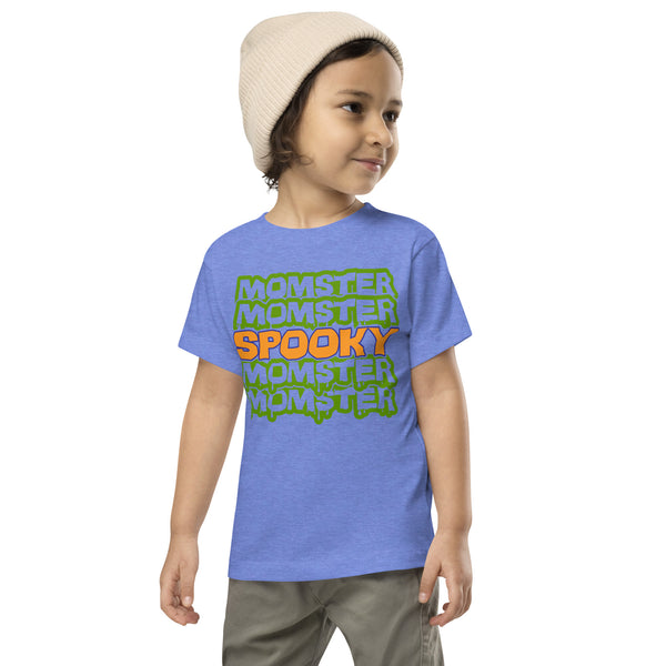 Toddler Short Sleeve Tee, Toddler Short Sleeve Tee, Toddler/Baby/Youth Momster Spooky Tshirt, Fall, Autumn, Halloween, fun halloween shirt, trendy halloween, toddler shirt