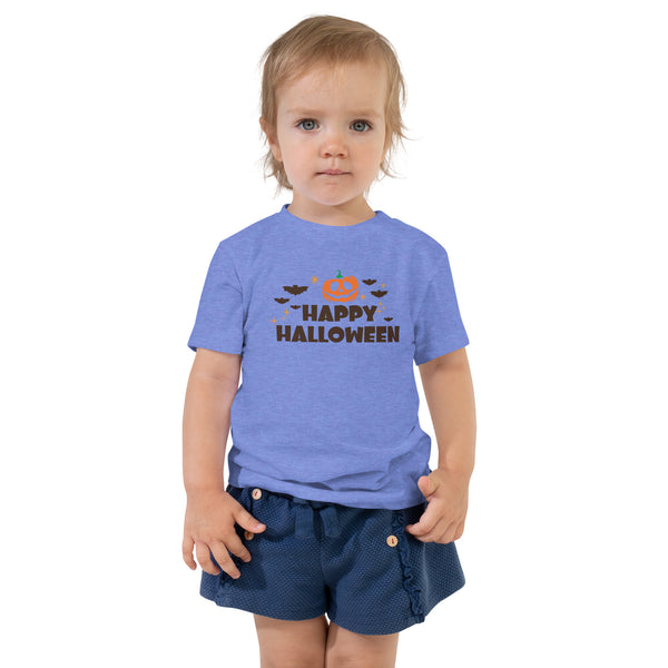 Toddler Short Sleeve Tee, Happy Halloween V.1 T-shirt, Halloween T-shirt For Kids, Unisex