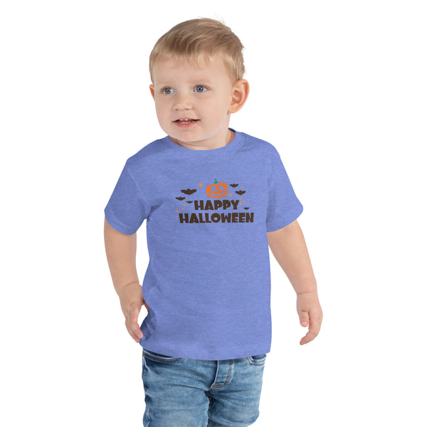 Toddler Short Sleeve Tee, Happy Halloween V.1 T-shirt, Halloween T-shirt For Kids, Unisex