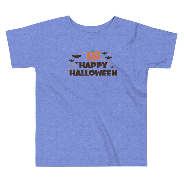 Toddler Short Sleeve Tee, Happy Halloween V.1 T-shirt, Halloween T-shirt For Kids, Unisex