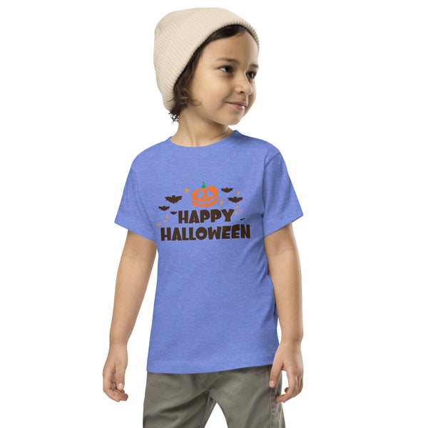 Toddler Short Sleeve Tee, Happy Halloween V.1 T-shirt, Halloween T-shirt For Kids, Unisex