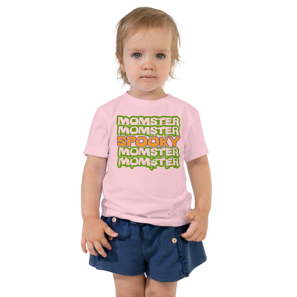 Toddler Short Sleeve Tee, Toddler Short Sleeve Tee, Toddler/Baby/Youth Momster Spooky Tshirt, Fall, Autumn, Halloween, fun halloween shirt, trendy halloween, toddler shirt