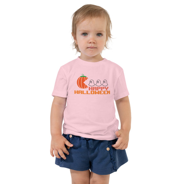 Toddler Short Sleeve Tee, Happy Halloween V.2 T-shirt, Halloween T-shirt For Kids, Unisex