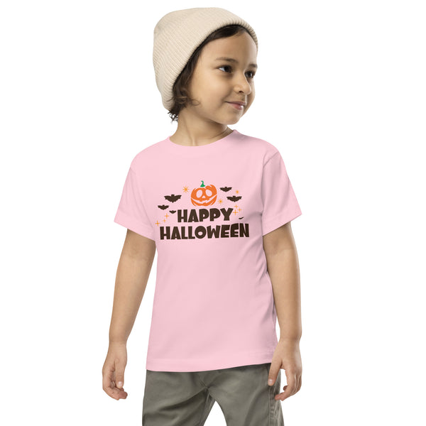 Toddler Short Sleeve Tee, Happy Halloween V.1 T-shirt, Halloween T-shirt For Kids, Unisex
