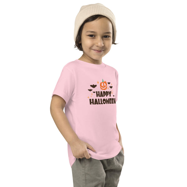 Toddler Short Sleeve Tee, Happy Halloween V.1 T-shirt, Halloween T-shirt For Kids, Unisex