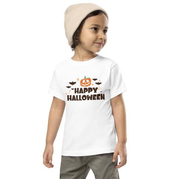 Toddler Short Sleeve Tee, Happy Halloween V.1 T-shirt, Halloween T-shirt For Kids, Unisex