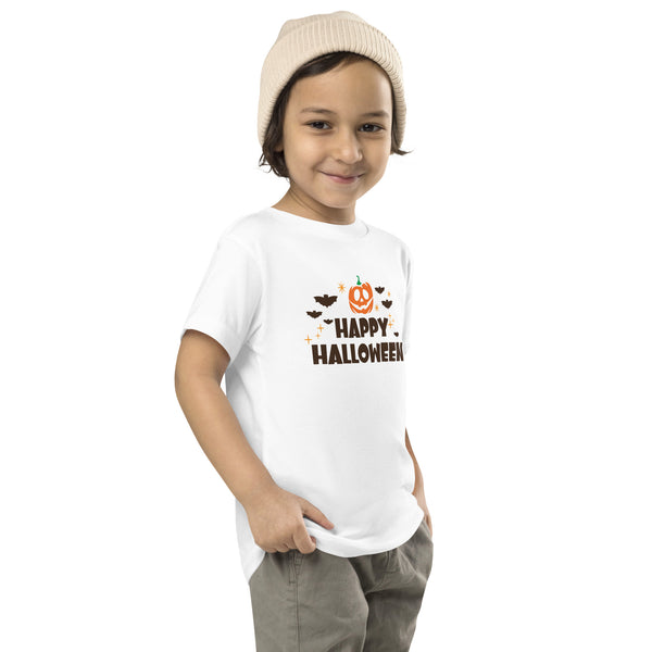 Toddler Short Sleeve Tee, Happy Halloween V.1 T-shirt, Halloween T-shirt For Kids, Unisex