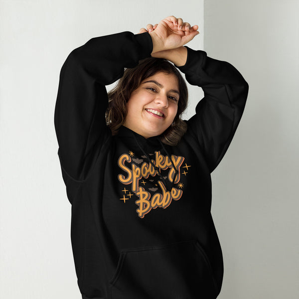 Unisex Hoodie Spooky season halloween sweatshirt, embroidered halloween sweater, ghost, cute and scary halloween shirt, fall shirt for her, fall shirt for him