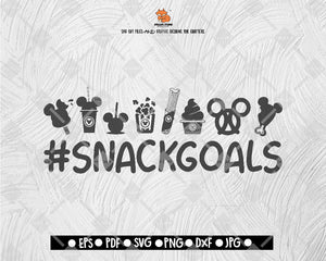 SNACKGOALS Svg Disney Land Halloween Digital File Download - DXF EPS PNG JEPG SVG PNG