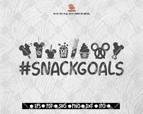SNACKGOALS Svg Disney Land Halloween Digital File Download - DXF EPS PNG JEPG SVG PNG
