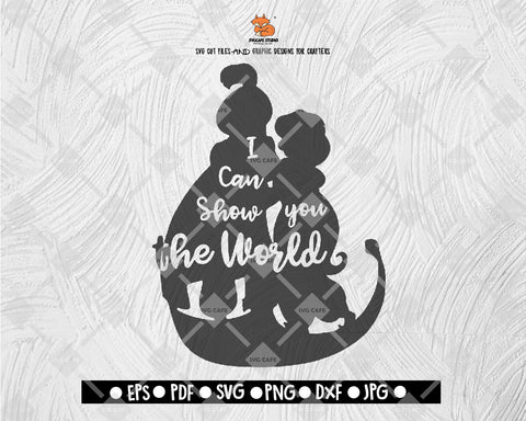 I Can Show You The World Disney  SVG, Disney shirt SVG, Disney life, File Download - DXF EPS PNG JEPG SVG PNG