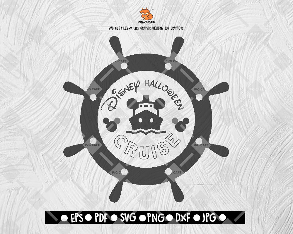 Disney Halloween Cruise SVG Disney Land Halloween Digital File Download - DXF EPS PNG JEPG SVG PNG
