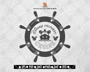 Disney Halloween Cruise SVG Disney Land Halloween Digital File Download - DXF EPS PNG JEPG SVG PNG