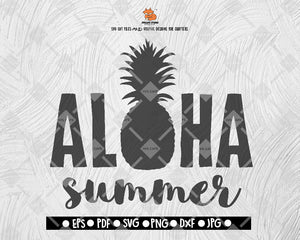 Aloha Beaches SVG File Aloha SVG Silhouette Cut File Cricut Beach SvgDigital File Download - DXF EPS PNG JEPG SVG PNG