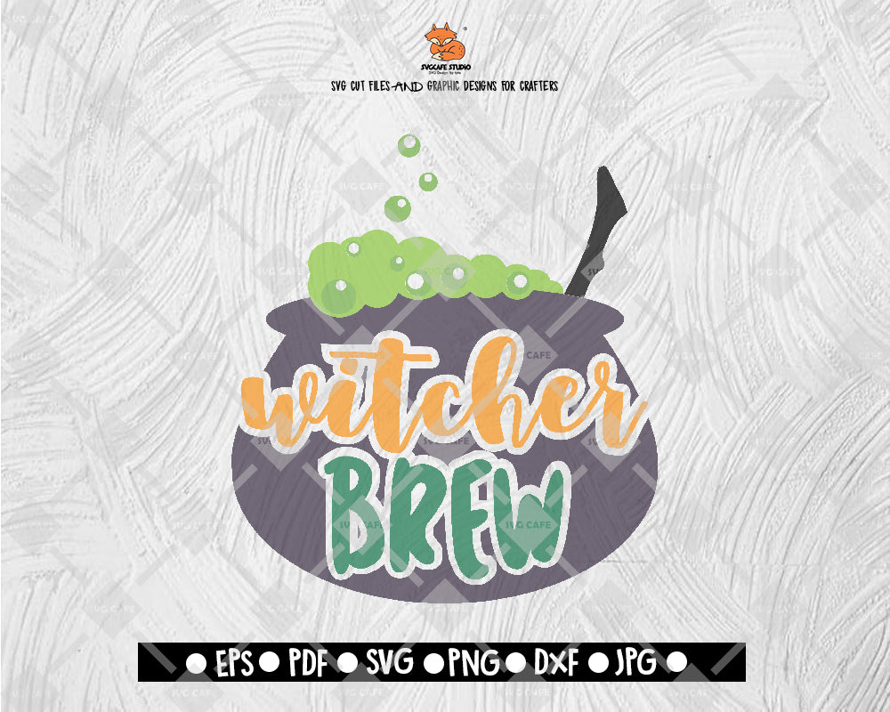 Witcher Brew Halloween Fastival SVG Halloween Digital File Download - DXF EPS PNG JEPG SVG PNG