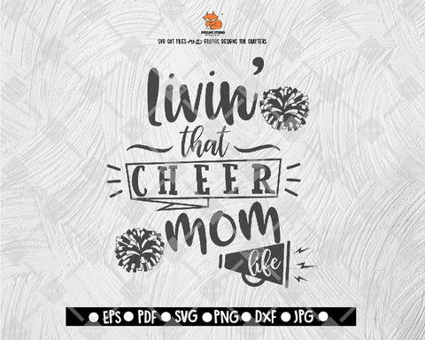 Cheer mom Life SVG Cut file Saying svg Digital File Download