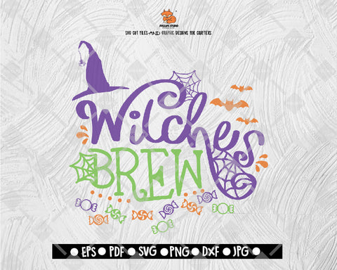 Witches Brew svg, Witch svg, Halloween svg, Halloween Sign svg, Fall svg, Halloween cut file, Home Decoration svg, Mug Cut File, Spooky svg