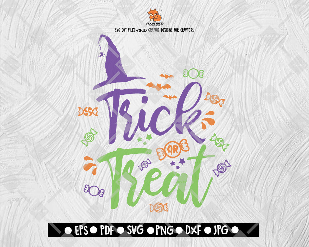 Trick or Treat svg, Halloween svg, Trick or Treat Bag SVG file, Kids Halloween SVG Cut Files, Kids Halloween Shirt svg, Halloween Iron on