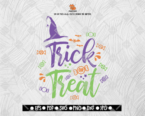 Trick or Treat svg, Halloween svg, Trick or Treat Bag SVG file, Kids Halloween SVG Cut Files, Kids Halloween Shirt svg, Halloween Iron on