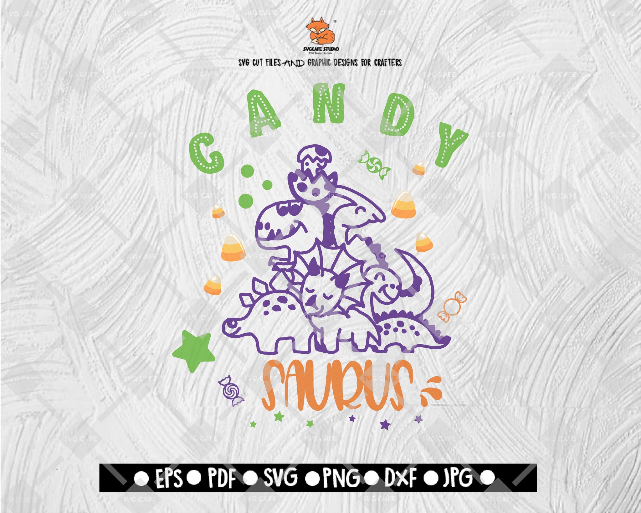 Candy Saurus Halloween SVG Dinosaur funny Halloween quote sayings Candy svg print cut file Cricut Silhouette Download SVG