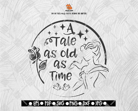Beauty and the Beast SVG, Beauty and the Beast SVG File Vecto Digital File Download