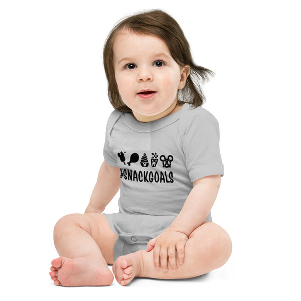 Baby short sleeve one piece, Snack Goals Disney Mickey Minnie Disneyworld Disney Family Matching Shirt, Group Shirt, Birthday Shirt, Matching Family Shirt