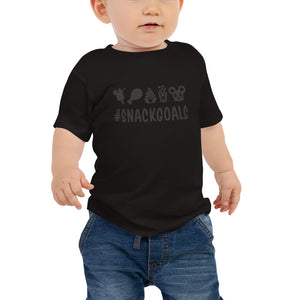 Baby Jersey Short Sleeve Tee, Snack Goals Disney T-shirt, Disney Shirts, Mickey Shirts, Minnie Shirt, Disneyworld Tee, Disney Shirt For Family