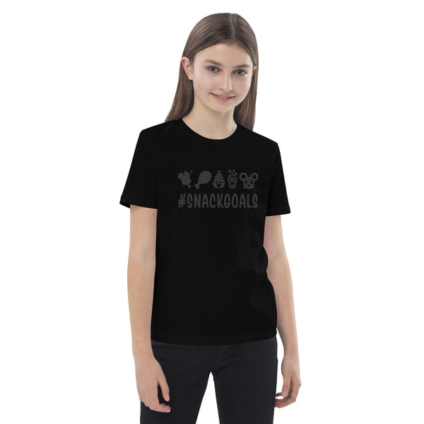 Organic cotton kids t-shirt, Snack Goals Disney Mickey Minnie Disneyworld Disney Family Matching Shirt, Group Shirt, Birthday Shirt, Matching Family Shirt