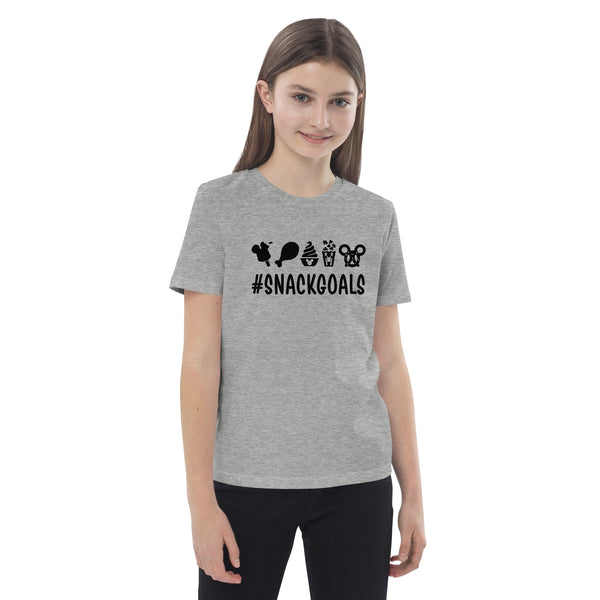 Organic cotton kids t-shirt, Snack Goals Disney Mickey Minnie Disneyworld Disney Family Matching Shirt, Group Shirt, Birthday Shirt, Matching Family Shirt