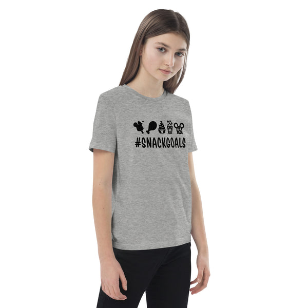 Organic cotton kids t-shirt, Snack Goals Disney Mickey Minnie Disneyworld Disney Family Matching Shirt, Group Shirt, Birthday Shirt, Matching Family Shirt