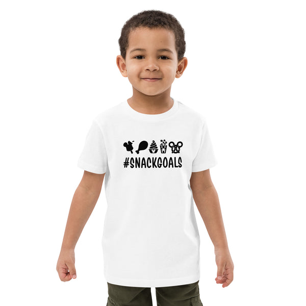 Organic cotton kids t-shirt, Snack Goals Disney Mickey Minnie Disneyworld Disney Family Matching Shirt, Group Shirt, Birthday Shirt, Matching Family Shirt