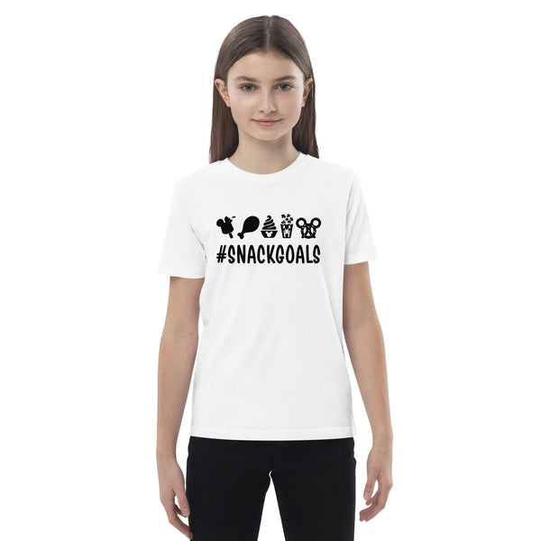 Organic cotton kids t-shirt, Snack Goals Disney Mickey Minnie Disneyworld Disney Family Matching Shirt, Group Shirt, Birthday Shirt, Matching Family Shirt