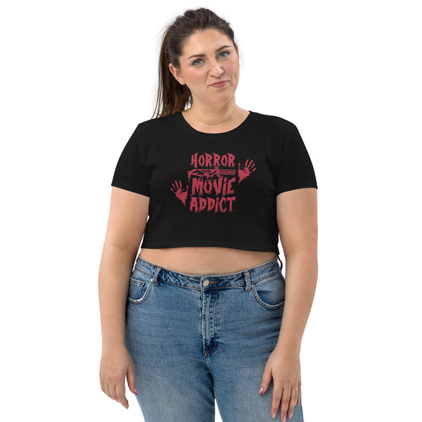 Horror Movie Addict Unisex T-shirt, Graphic Tee, Unisex Shirt, Women and Men T-shirts, Mom Shirt, Gift T-shirt, Organic Crop Top