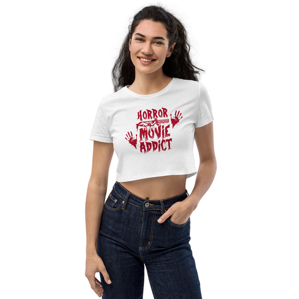 Horror Movie Addict Unisex T-shirt, Graphic Tee, Unisex Shirt, Women and Men T-shirts, Mom Shirt, Gift T-shirt, Organic Crop Top