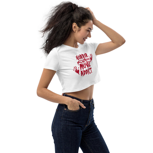 Horror Movie Addict Unisex T-shirt, Graphic Tee, Unisex Shirt, Women and Men T-shirts, Mom Shirt, Gift T-shirt, Organic Crop Top