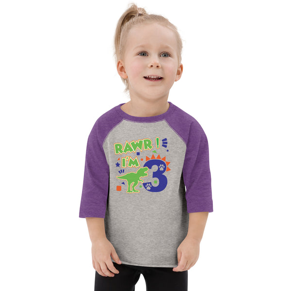 Rawr I'm 4 SVG, Fourth Birthday Dinosaur, Dino Number Four Birthday, Hear me Roar, Stomp Chomp Rawr, T-Rex PartyToddler baseball shirt